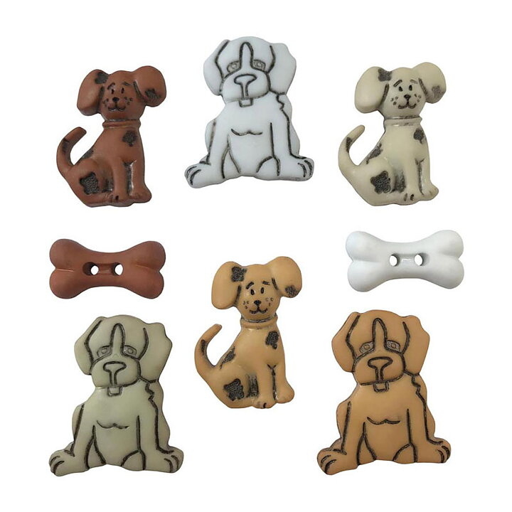Buttons Galore - Puppy Love