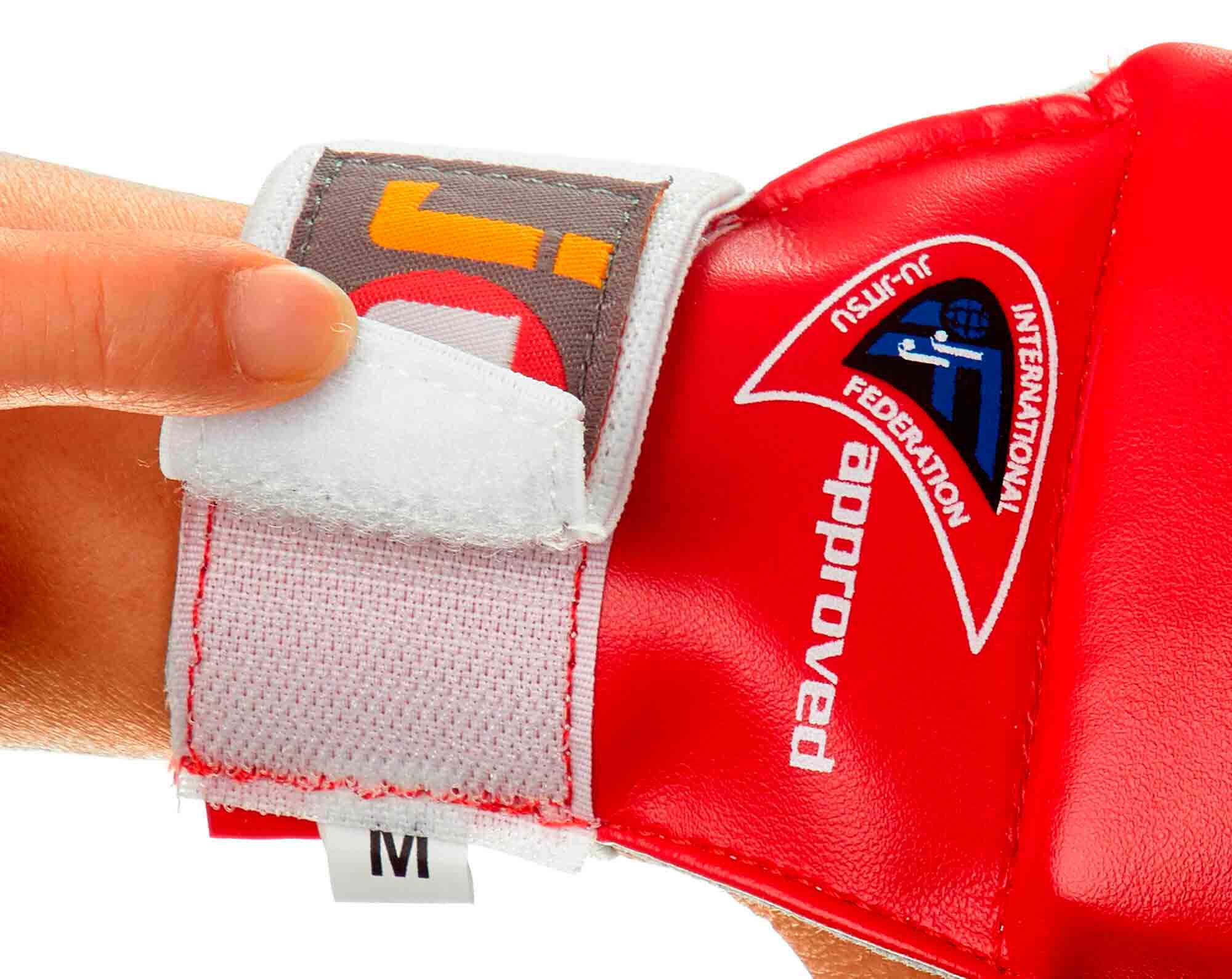JU-Sport PRO Jujutsu handskar JJIF Approved Röd - 2