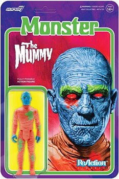 Samlarfigur: Universal Monsters Reaction Figure - The Mummy (Costume Colors)