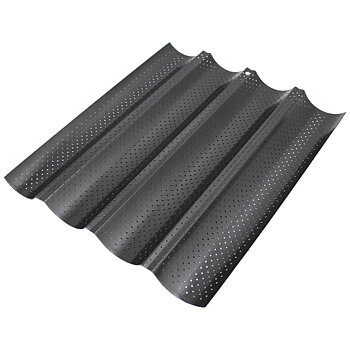 Baguetteplåt Baugetteform för 4 bröd. 