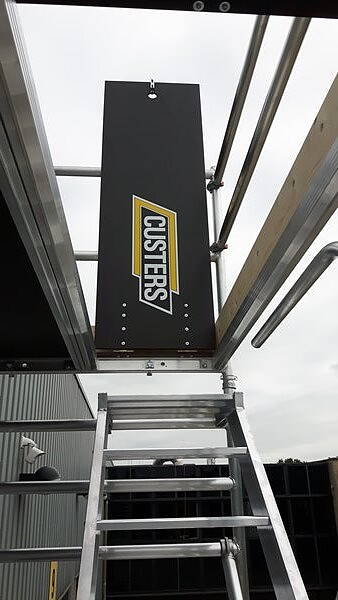 Custers trapptorn 130 x 305 x 8,5 Meter. - 6