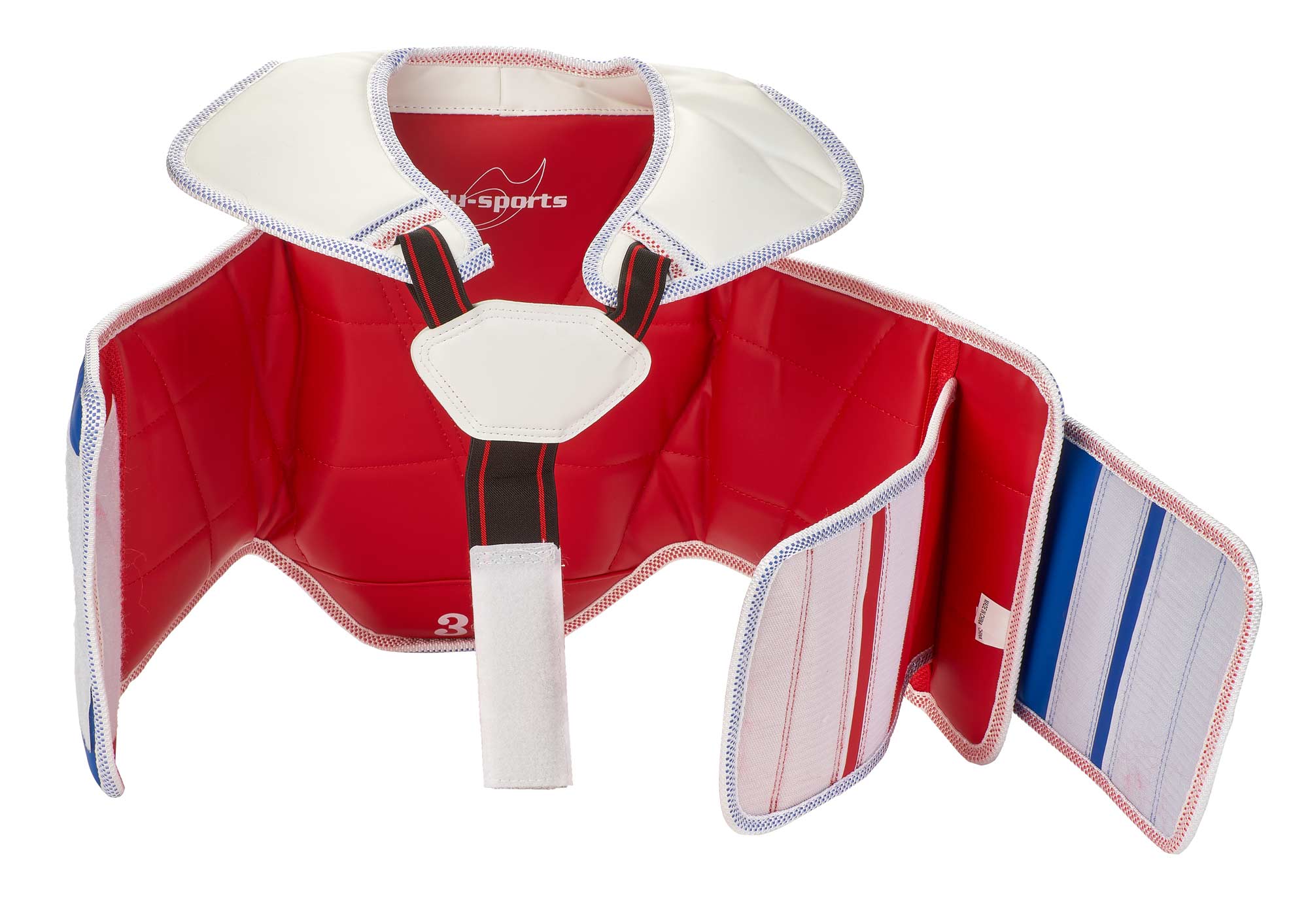 JU-Sport Chestprotector Pro style with shoulderguard Reversible,  Velcro - 3