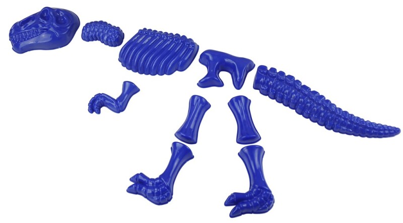 Dinosaurie form till sanden
