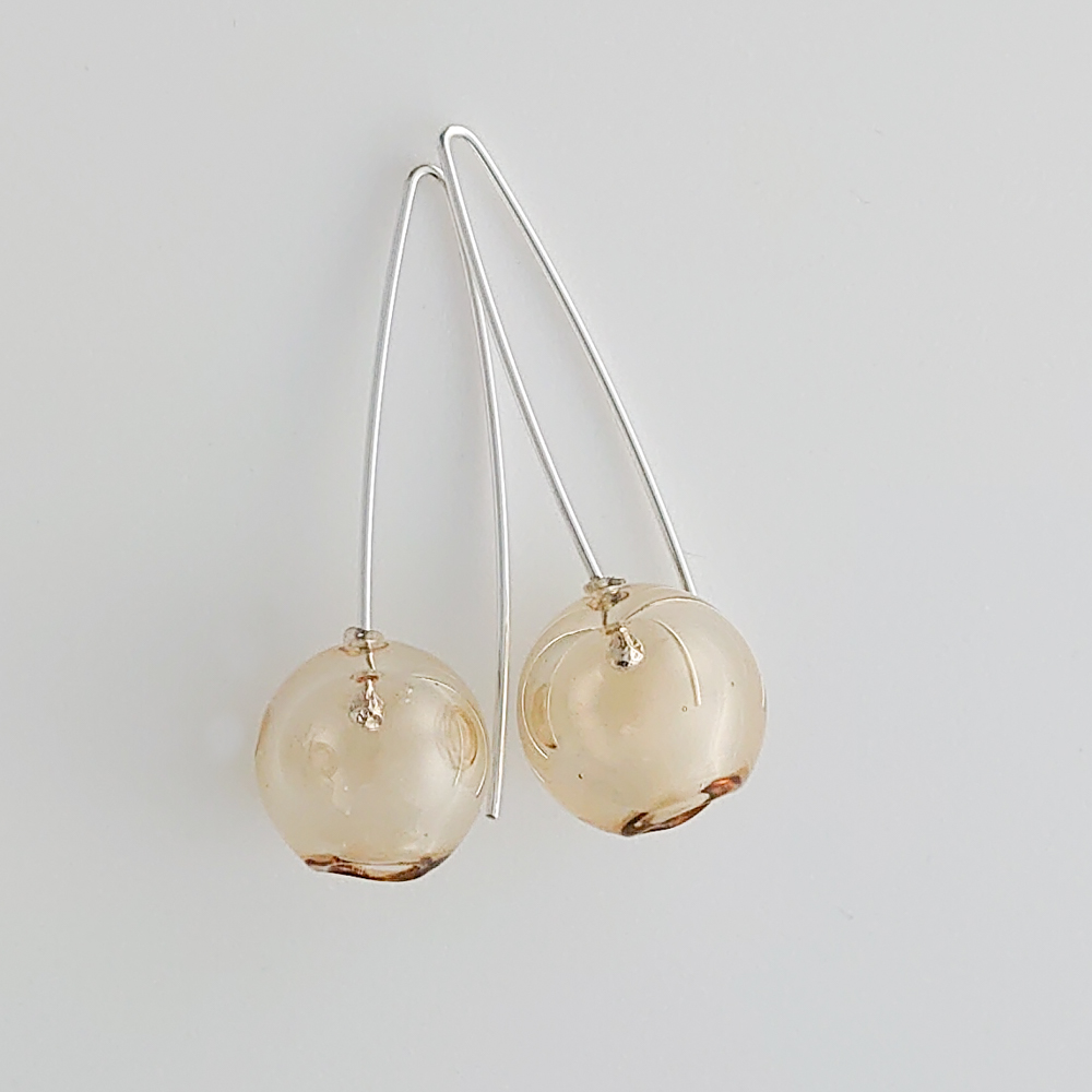 ÖRHÄNGEN MED HANDBLÅSTA GLASBUBBLOR - 8