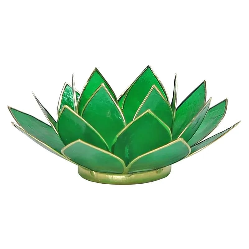 Set Of 7 Lotus Atmosferic Lights Gold Trim -- 13.C - 5