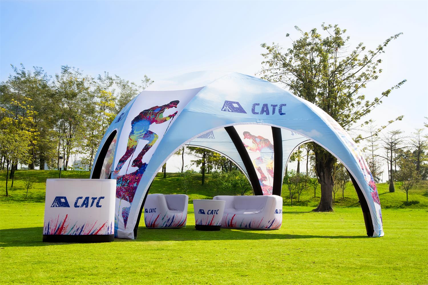 Inflatable Spider Tent Model： CS-4//6//8/10