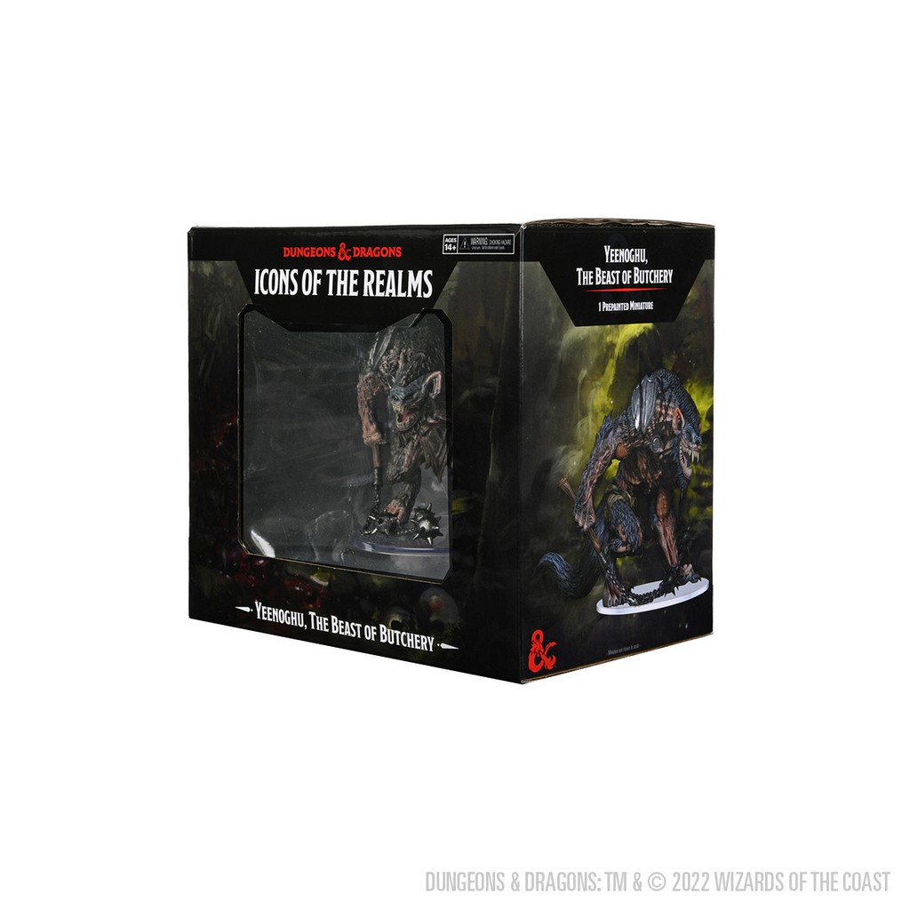 D&D Icons of the Realms Miniatures: Yeenoghu, The Beast of Butchery - 3