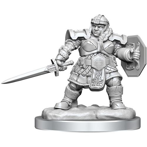 D&D Nolzur's Marvelous Miniatures: Dwarf Fighter Female - 2