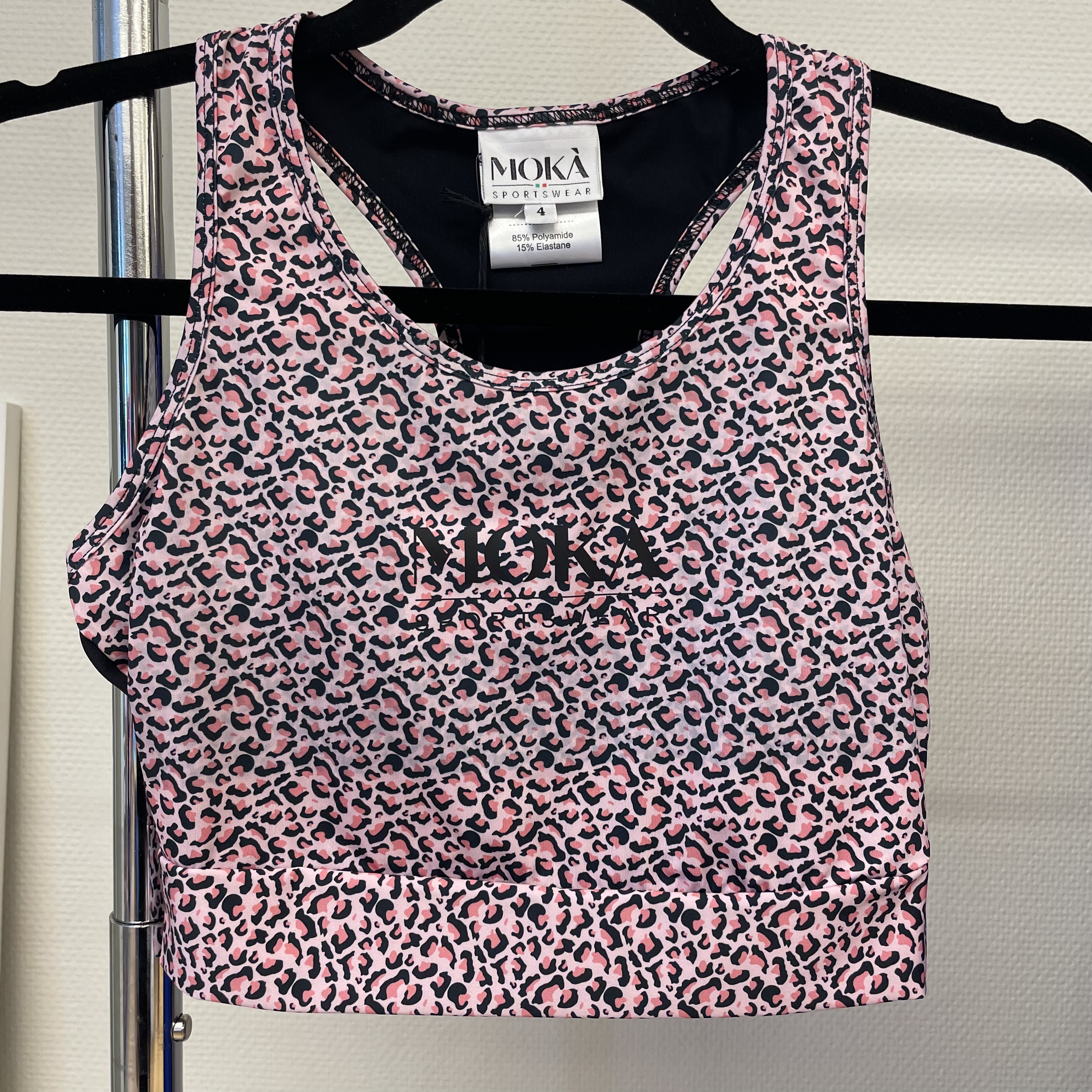 Kort linne zanzibar i rosa från Moka 