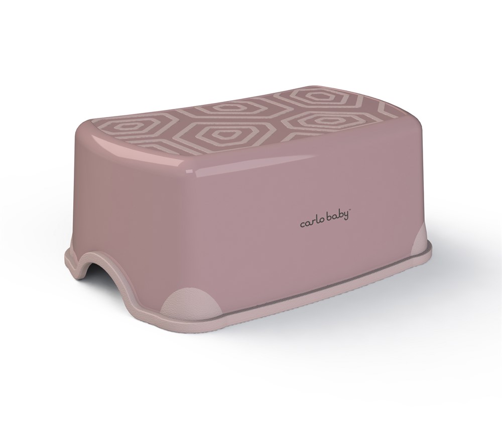 Carlo Baby Step Stool Rosa