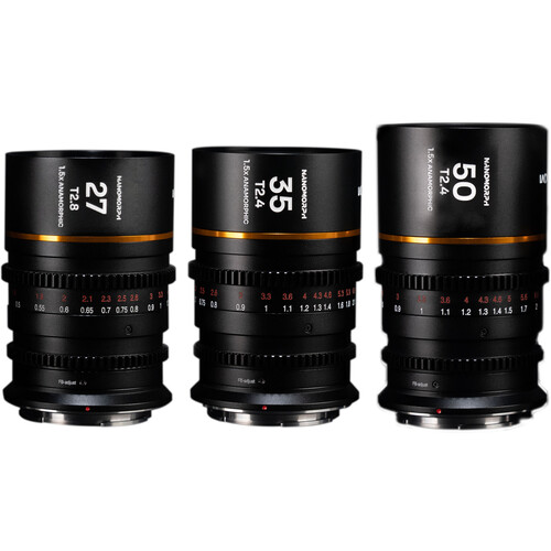 Laowa Nanomorph T2.4 1.5X S35 3-Lens Set – för filmskapare - 2