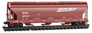 Hopper 3-bay covered BNSF #421911