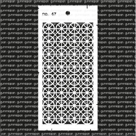Gummiapan stencil No. 47