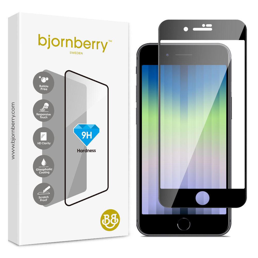 Bjornberry iPhone 7/8/SE (2020)/SE (2022) - Tempered Glas Screen Protector