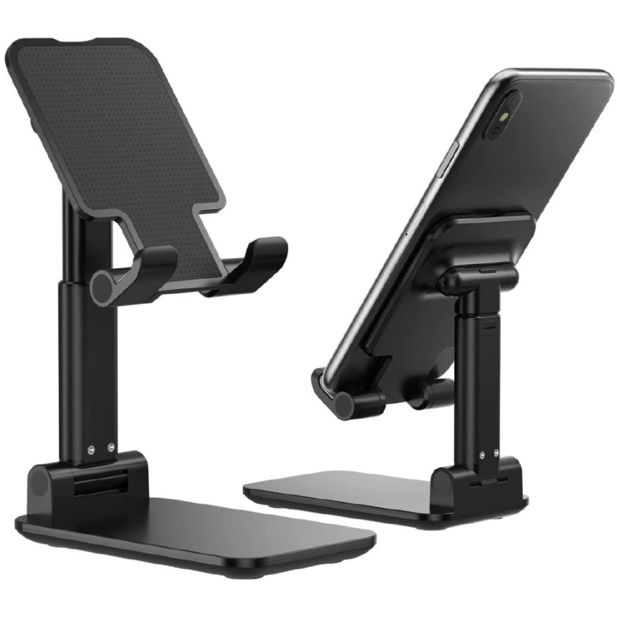 Phone Stand - Adjustable Height Black / White - 6