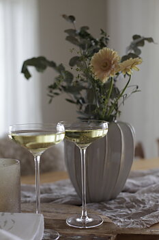 CHAMPAGNEGLAS - HÖG/KLARGLAS