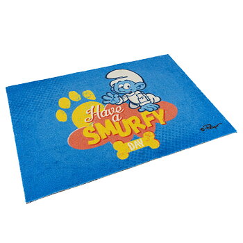 DuvoPlus Dörrmatta Babysmurf Have a Smurfy Day 60x40x0,6cm