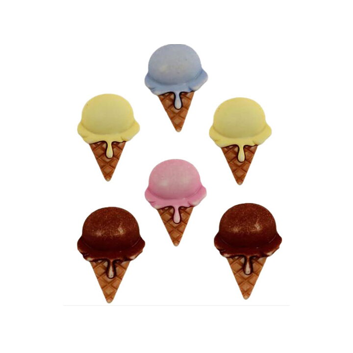 Buttons Galore - Ice Cream Cones