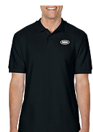 GUITARS STAFF POLO BLACK - size: XL