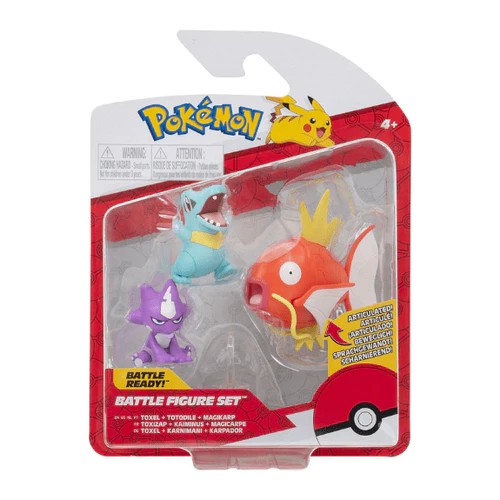Pokémon Battle Figur Set 3-pack - 6