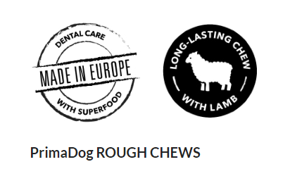 PrimaDog ROUGH CHEWS- Lamb & Cranberry L  2-pack. - 2
