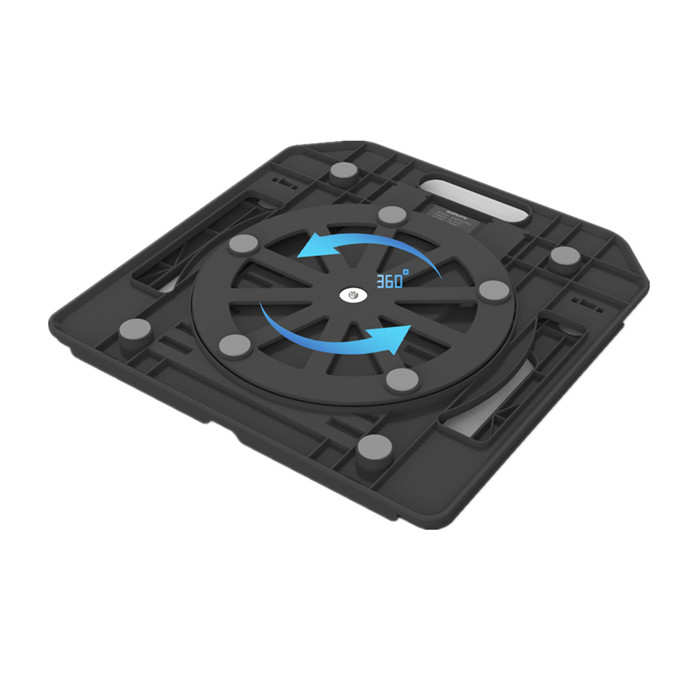 Set for laptop with eight adjustment heights / 360-degree rotatable base - 3