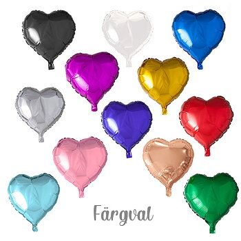 Ballonger med valfritt namn (3-pack)