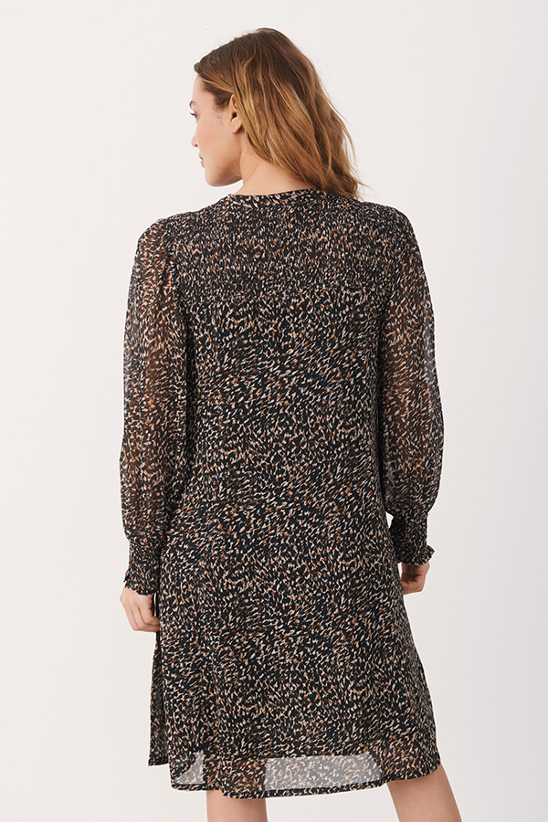 Part Two - Rinette Dress Black Granite Print - 4