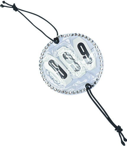 Tävlingsnummer silver stenar