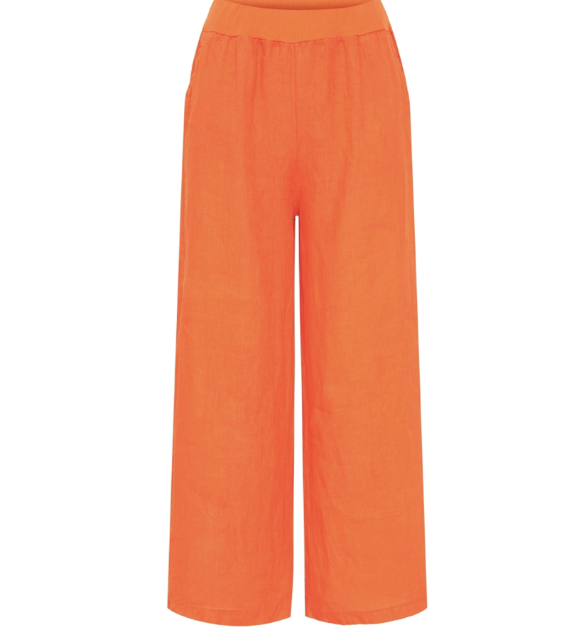 Linne byxa Arancio