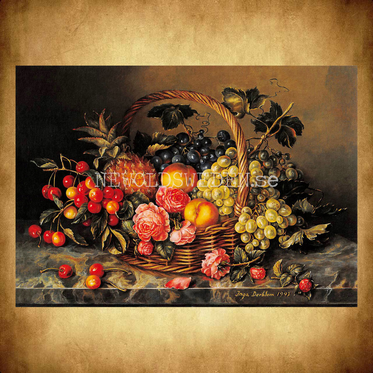 Stilleben - Fruktkorg - 2