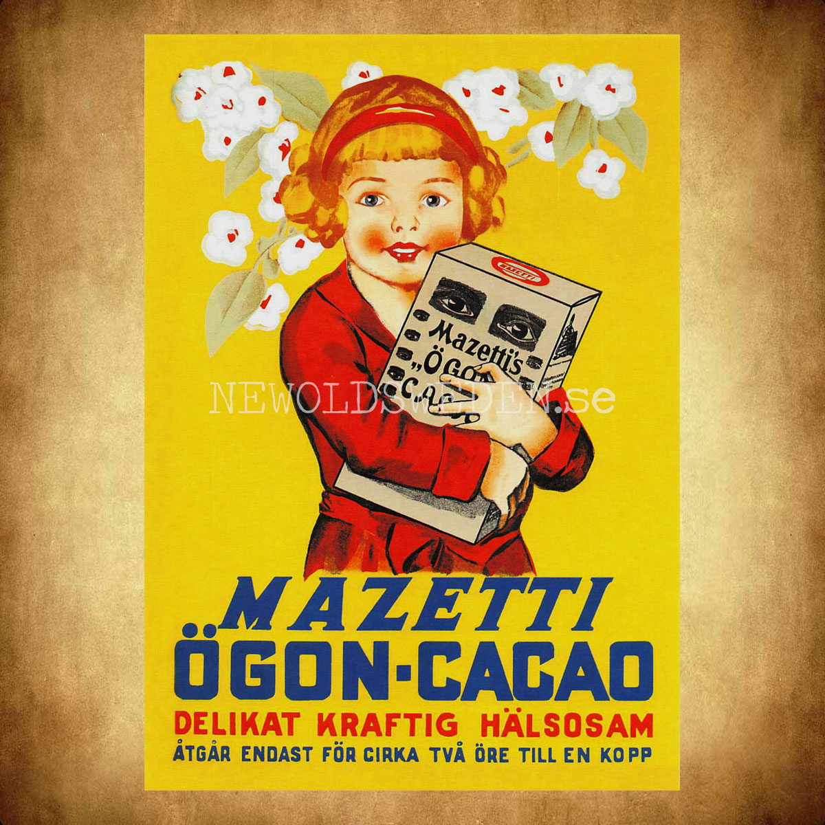 MAZETTI ÖGON-CACAO - Vykort A5 - 2