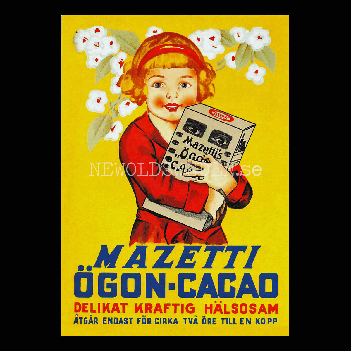 MAZETTI ÖGON-CACAO - Vykort A5