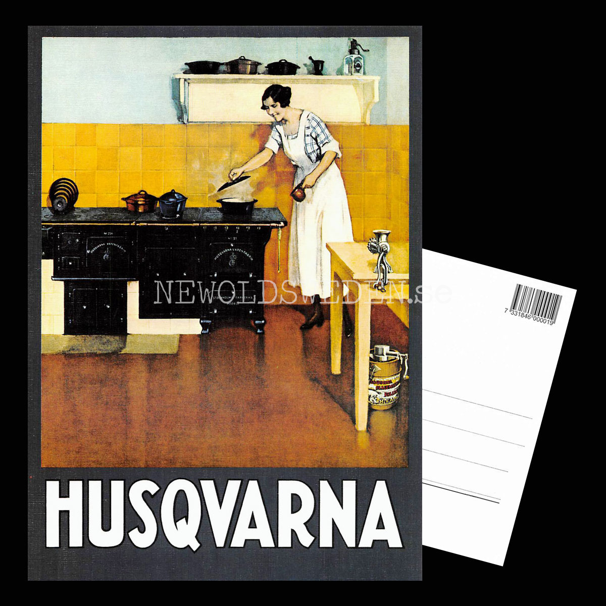 HUSQVARNA Järnspis - Vykort A5 - 3