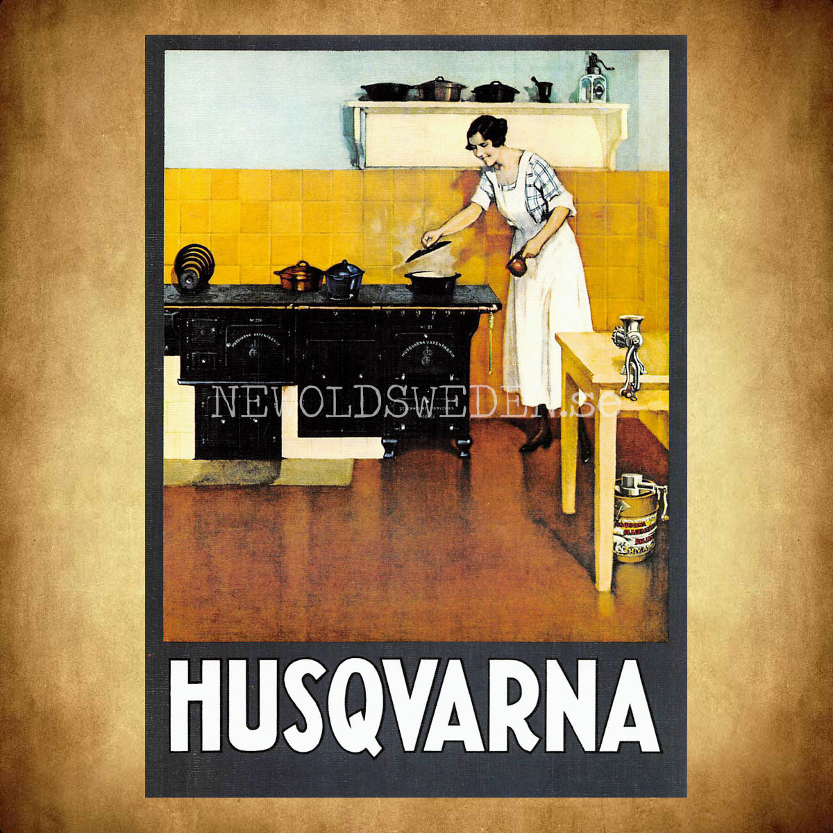 HUSQVARNA Järnspis - Vykort A5 - 2