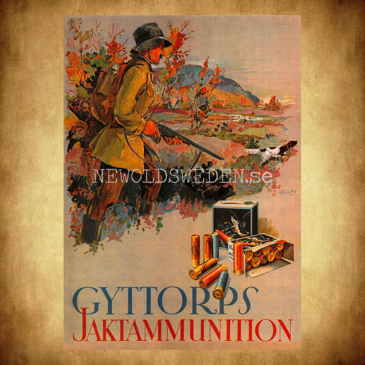GYTTORPS Jaktammunition - Vykort A5 - 2