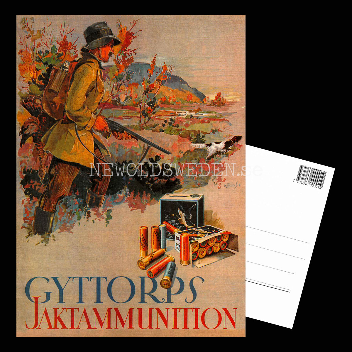 GYTTORPS Jaktammunition - Vykort A5 - 3