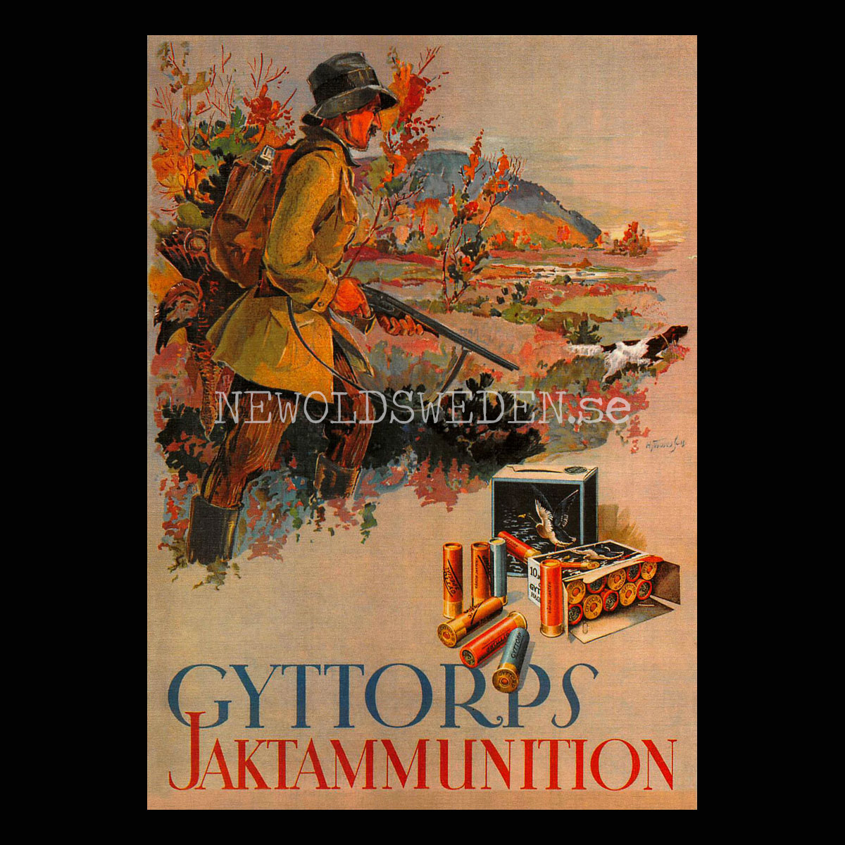 GYTTORPS Jaktammunition - Vykort A5