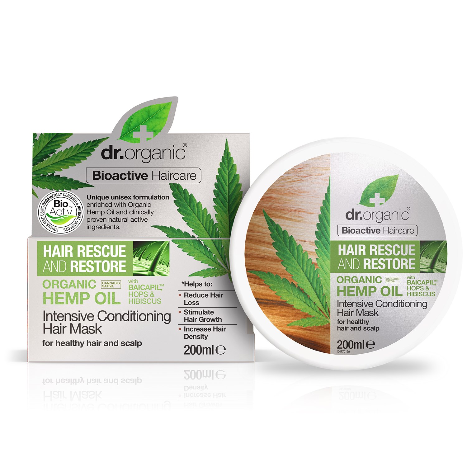 Dr Organic Hemp Oil Hårinpackning 200ml