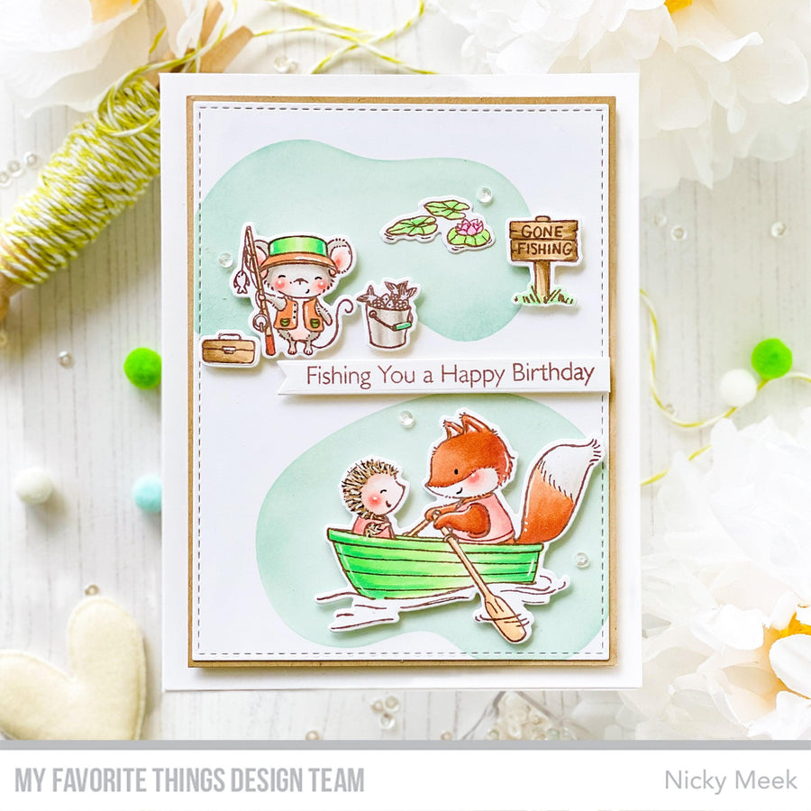 MY FAVORITE THINGS-Pastures, Ponds, & Pools Stencil - 5