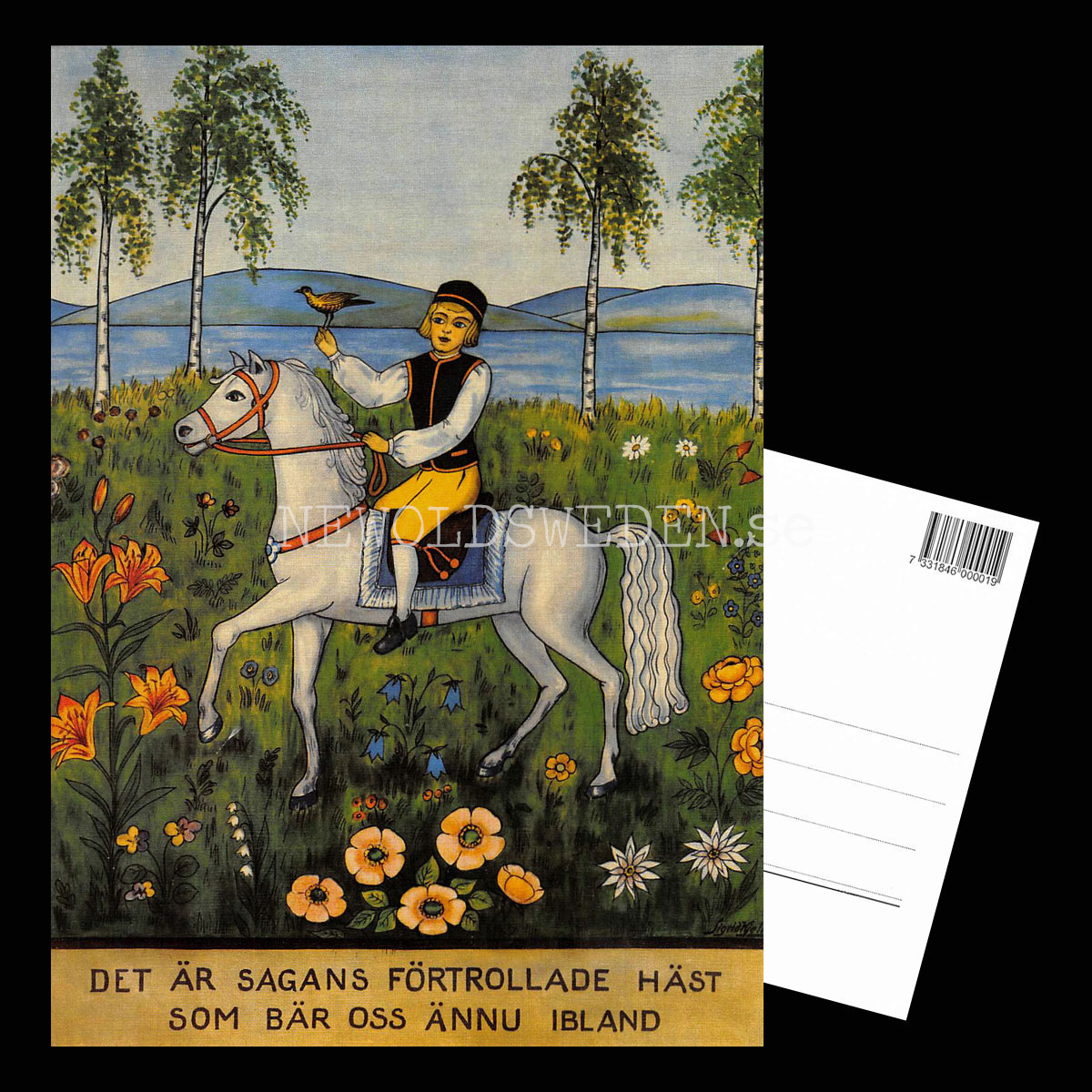 Sagans häst - Vykort A5 - 3