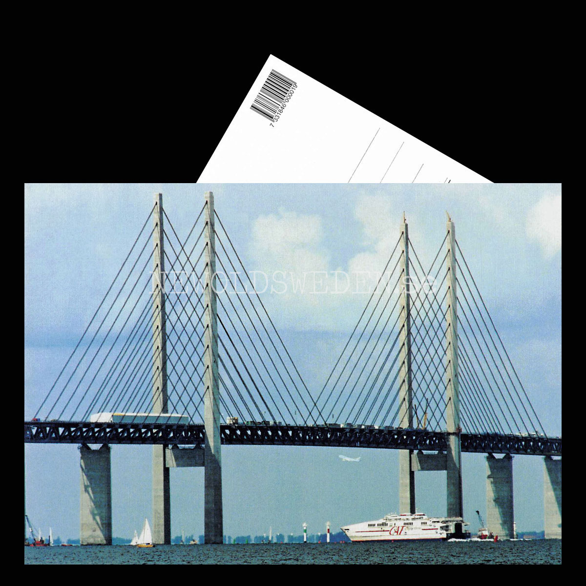 Öresundsbron - Öppnade 1 juli 2000 - Vykort A5 - 3
