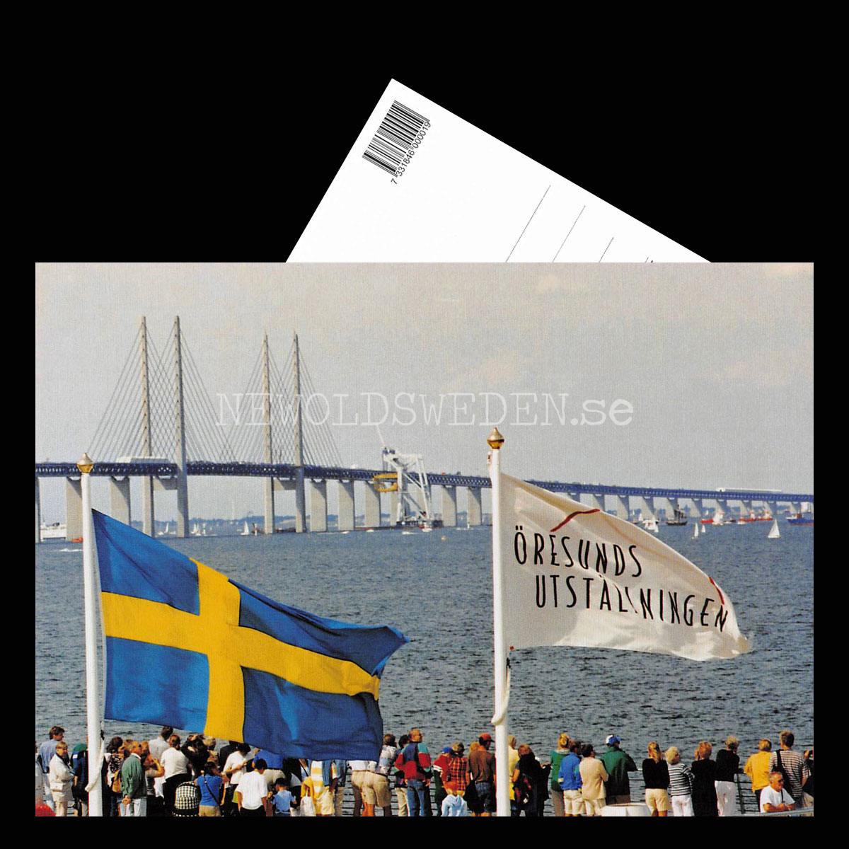 Öresundsbron - Öppnade 1 juli 2000 - Vykort A5 - 3