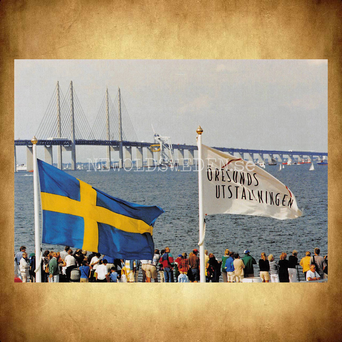 Öresundsbron - Öppnade 1 juli 2000 - Vykort A5 - 2