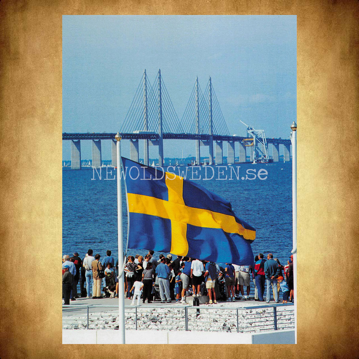 Öresundsbron - Öppnade 1 juli 2000 - Vykort A5 - 2