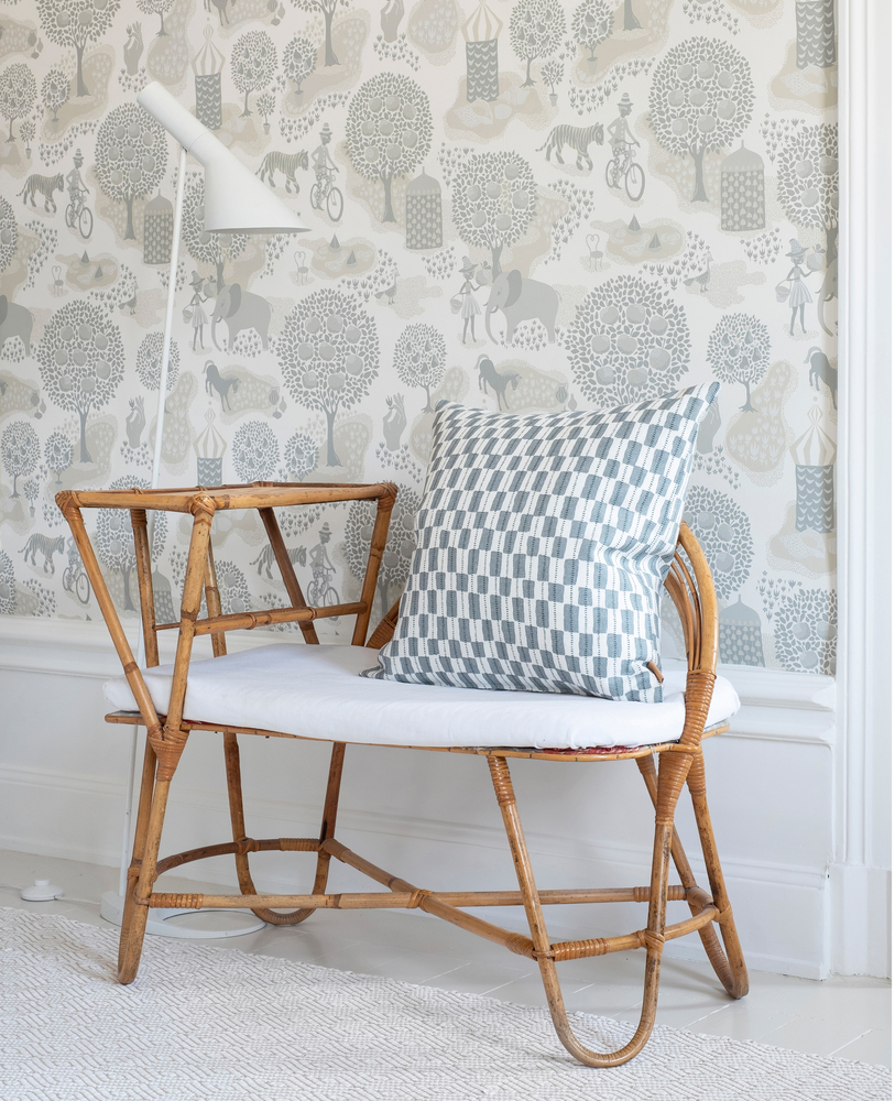 Tapet Jardin de la vie Dusty blue Littlephant - 3