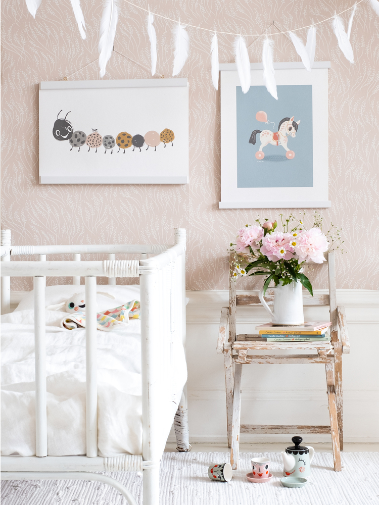 Tapet Meadow Dusty pink Littlephant - 3