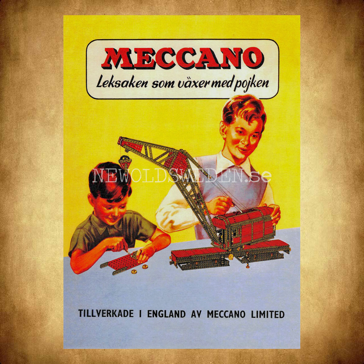 MECCANO - Vykort A5 - 2