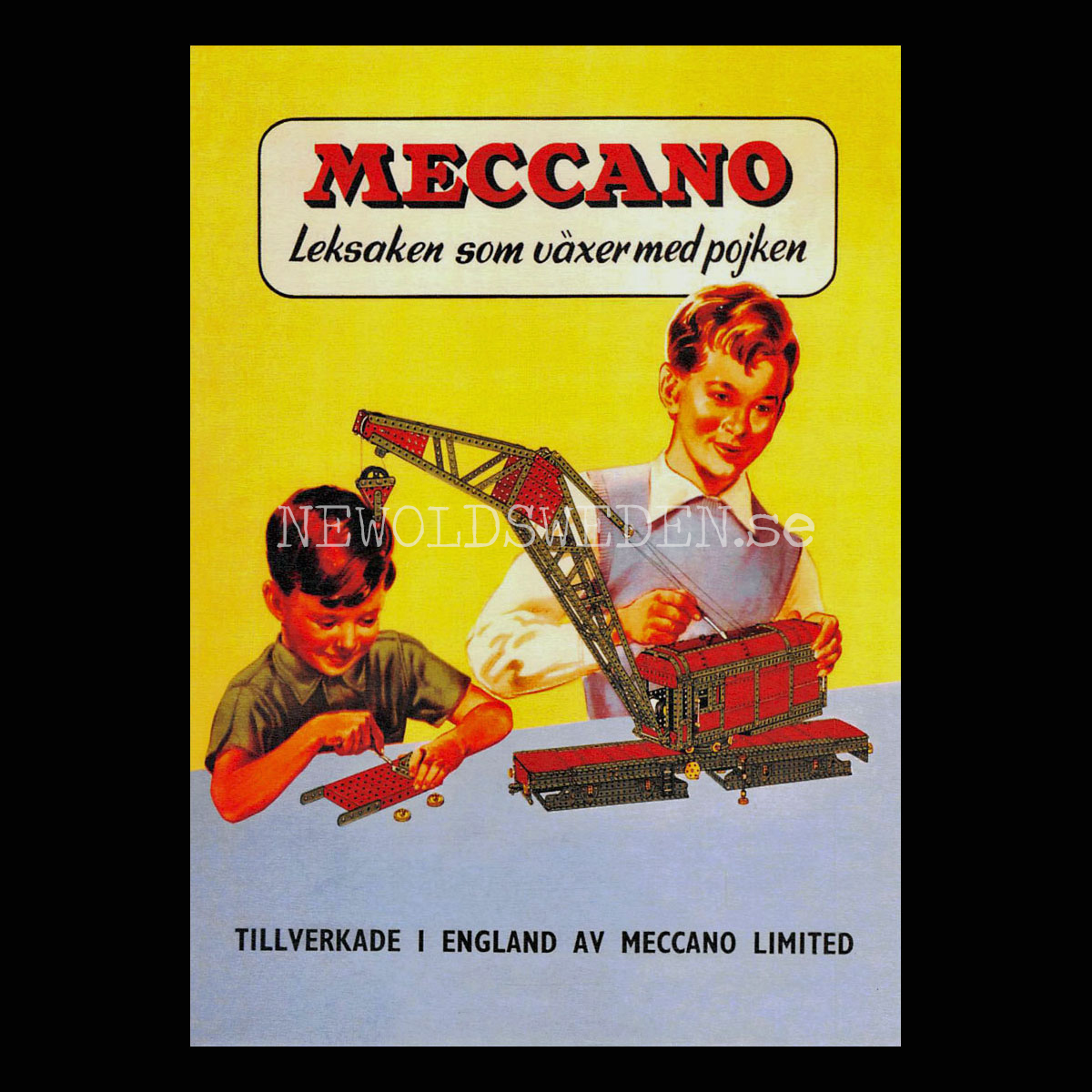 MECCANO - Vykort A5