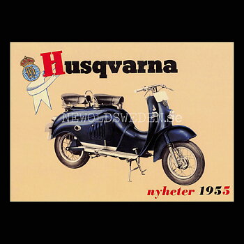HUSQVARNA Parilla 1955 - Vykort A5